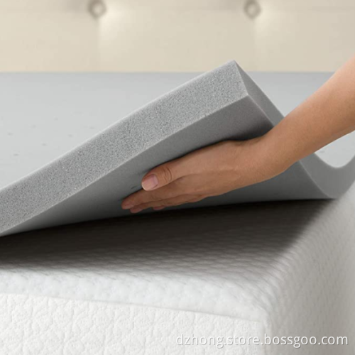 2" Charcoal Infused Memory Foam Topper Full